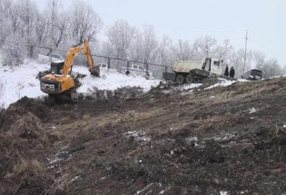 Qusarda “Bənövşə gölü” su anbarında bərpa və yenidənqurma işlərinə başlanılıb