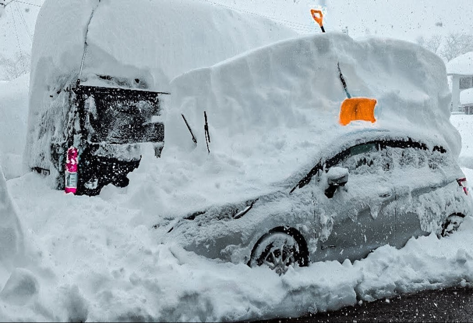 Yaponiyada güclü qar 46 nəfərin həyatına son qoyub