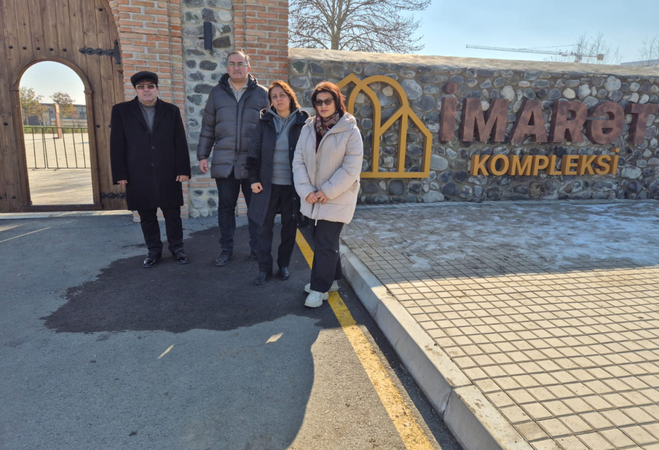 AMEA alimləri Ağdamdakı “İmarət” kompleksində tədqiqat aparıblar