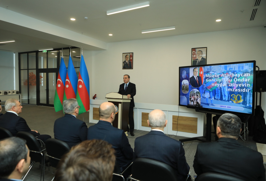 Müasir Azərbaycan gəncliyi Ulu Öndər Heydər Əliyevin imzasıdır