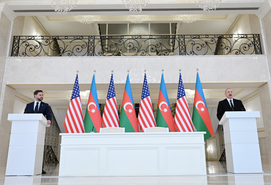 Президент Азербайджана Ильхам Алиев и вице-президент США Джей Ди Вэнс выступили с заявлениями для прессы  ФОТОГРАФИИ ОБНОВЛЕНЫ ВИДЕО