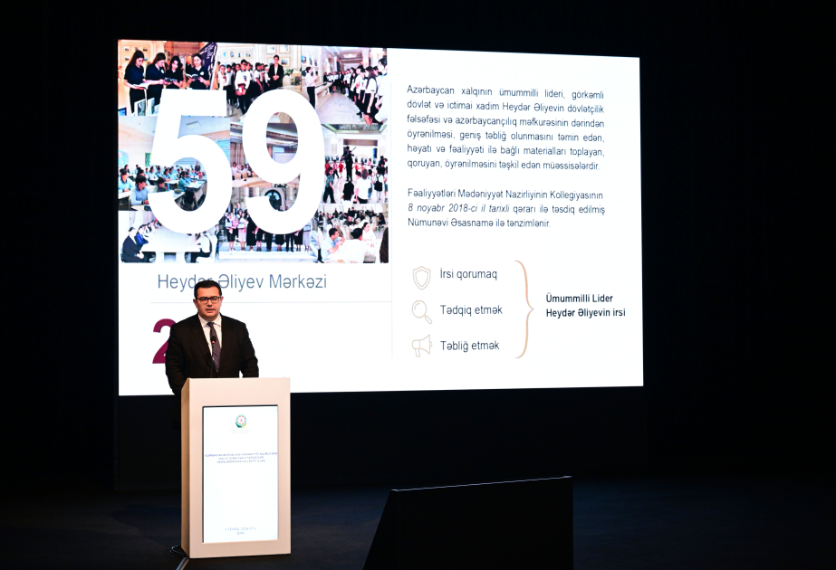 Seymur Hüseynov: Ötən il Heydər Əliyev mərkəzlərini 180 mindən çox qonaq ziyarət edib