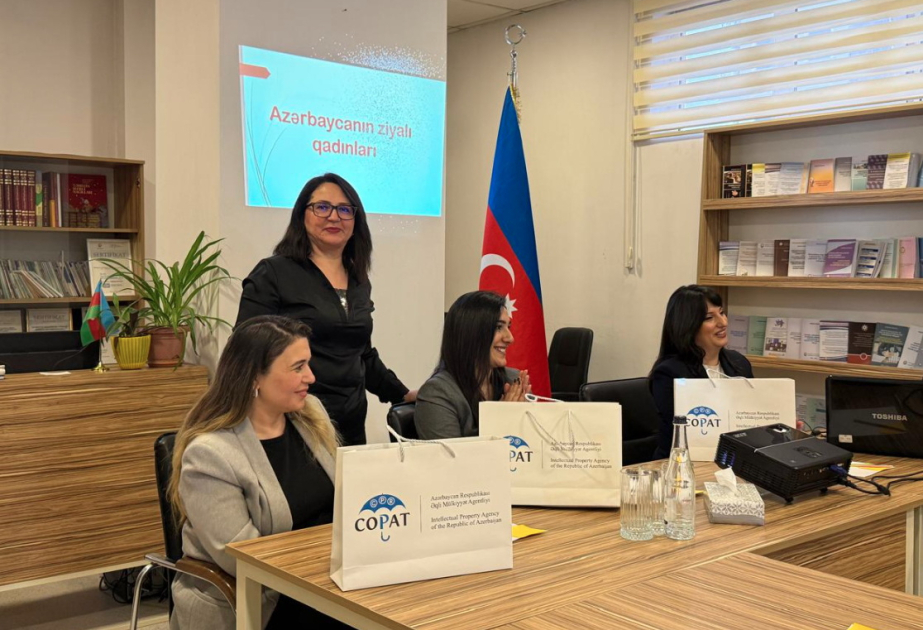 Əqli Mülkiyyət Agentliyində qadın alimlərlə görüş keçirilib