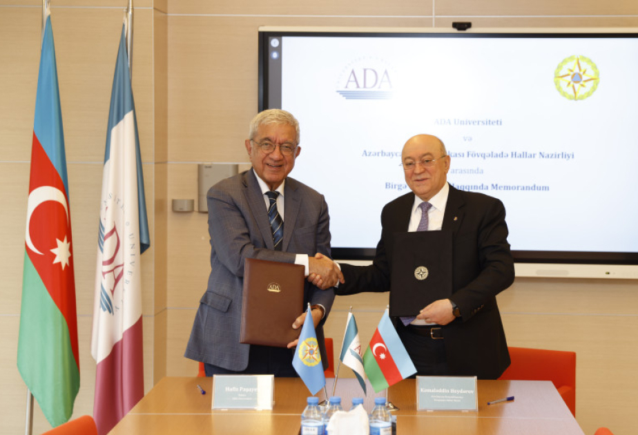 Fövqəladə Hallar Nazirliyi və ADA Universiteti arasında Memorandum imzalanıb