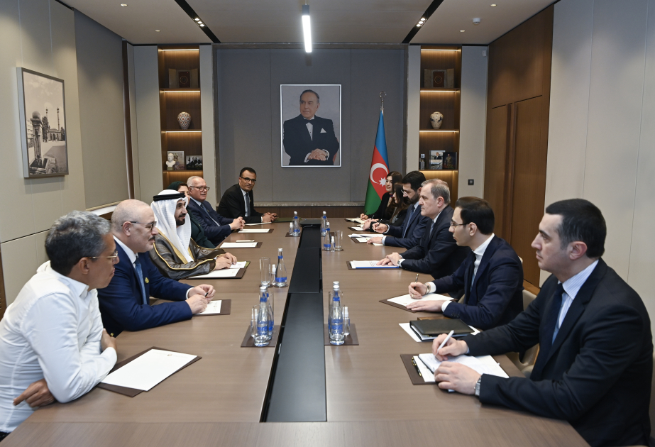 Azerbaijani FM meets Arab Parliament President to discuss bilateral and regional issues