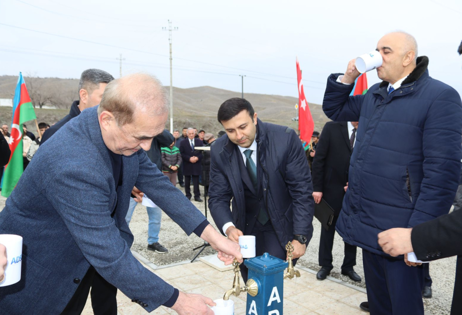 Göyçayın İkinci Ərəbcəbirli kəndində içməli su təminatı yaxşılaşdırılıb