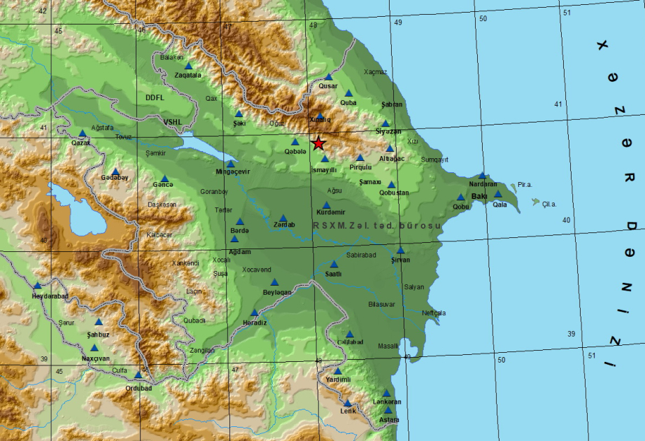 İsmayıllıda zəlzələ olub