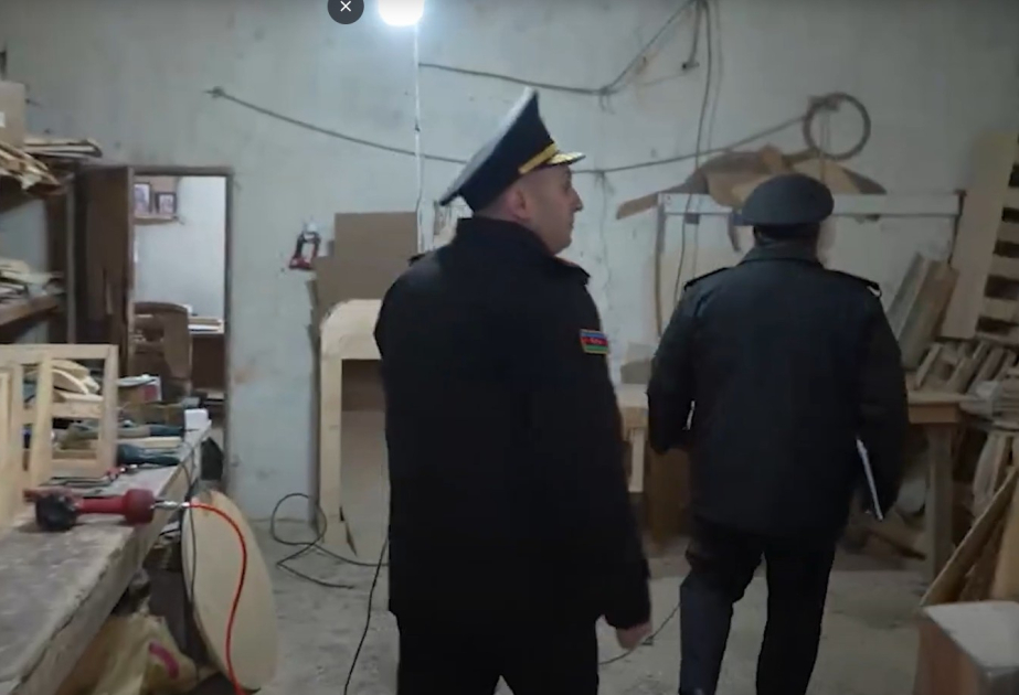 Bakıda mebel sexinin fəaliyyəti dayandırılıb