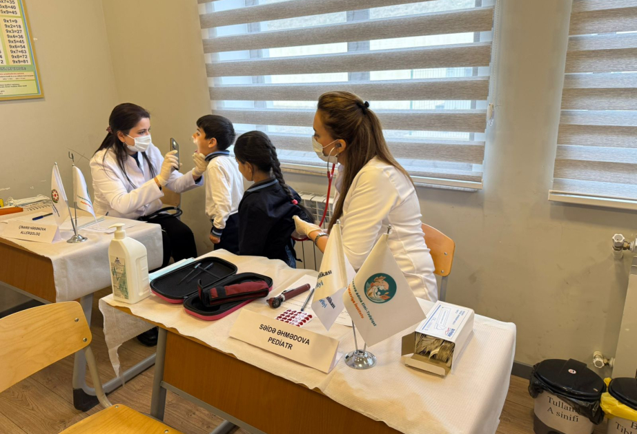 Ağdərənin balaca sakinləri üçün tibbi aksiya