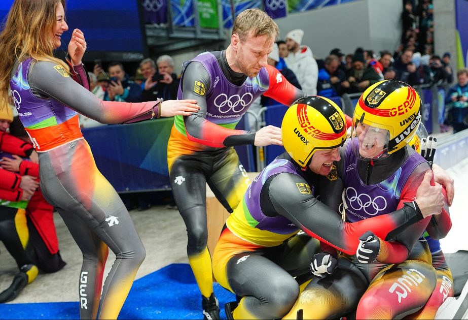Olympische Winterspiele: Deutsches Rodel-Team gewinnt Gold in der Staffel