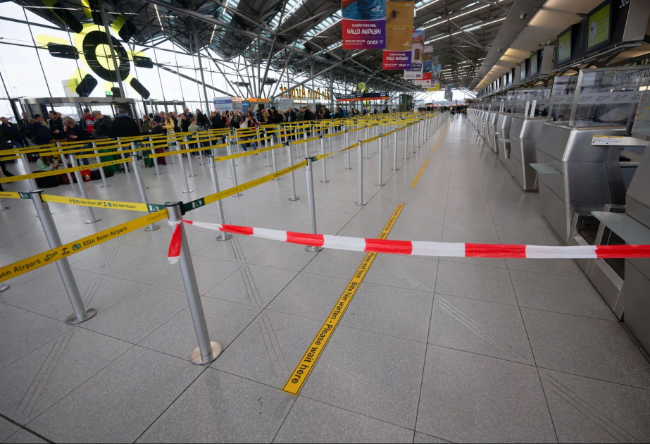 Təhlükəsizlik tədbirləri ilə əlaqədar bağlanan Köln-Bonn hava limanı yenidən açılıb