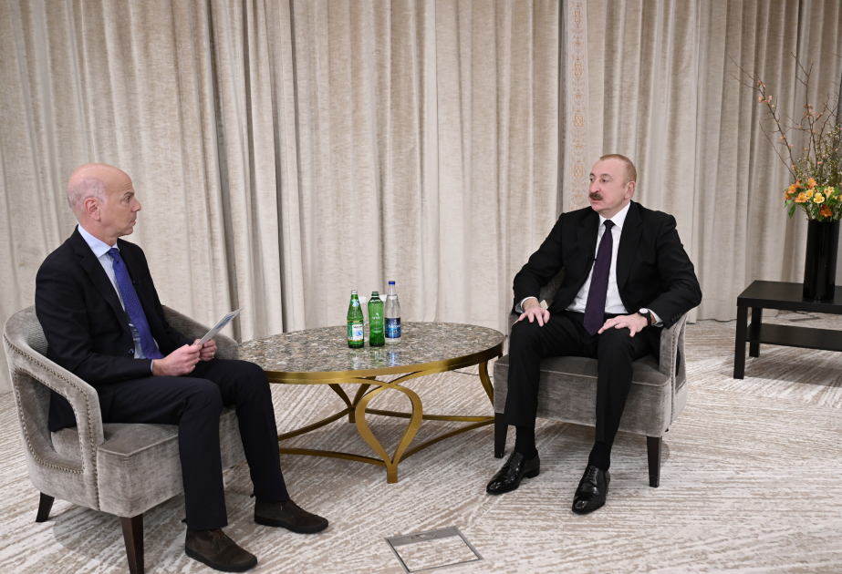 Le président Ilham Aliyev accorde un entretien à France 24 VIDEO