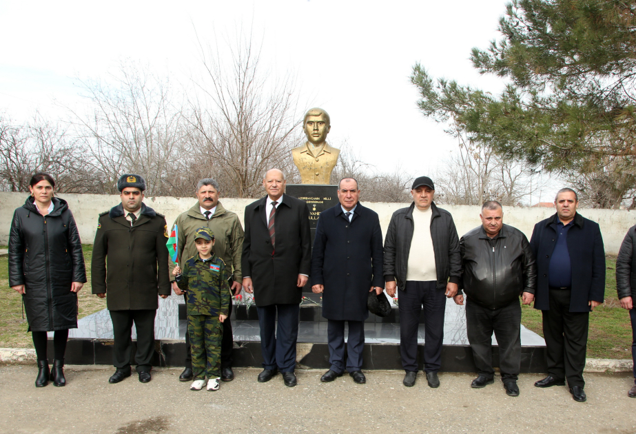 Ağcabədidə Milli Qəhrəman Namiq Abdullayevin xatirəsi anılıb