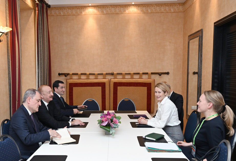 President Ilham Aliyev met with the European Union's High Representative for Foreign Affairs and Security Policy in Munich VIDEO