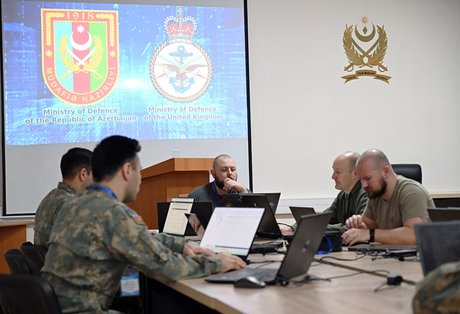 Военнослужащие Азербайджана и Великобритании приняли участие в учениях по кибербезопасности