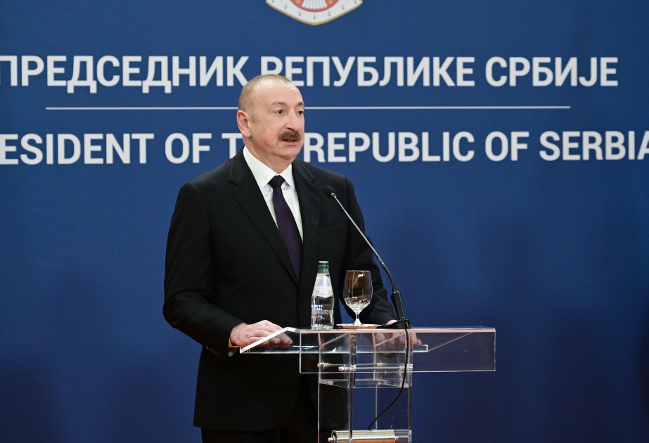 Prezident İlham Əliyev: Serbiya və Azərbaycan - iki dost ölkə daim bir-birinin yanındadır