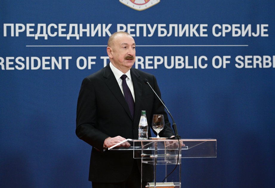 Президент Ильхам Алиев: Сербия и Азербайджан – две дружественные страны, которые всегда находятся рядом друг с другом