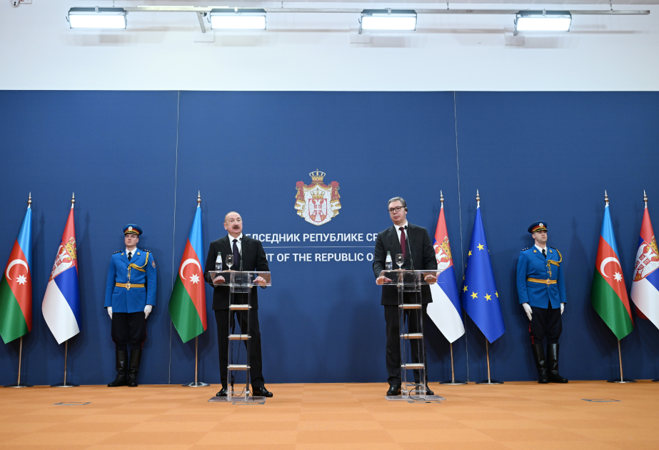 President of Azerbaijan: We have clear plans for the future with Serbia
