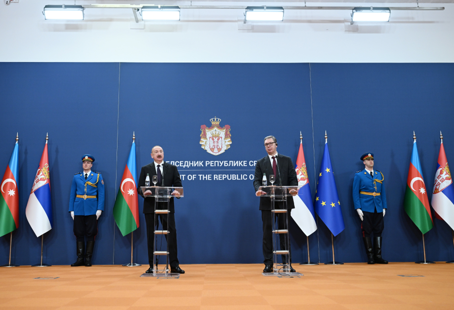 Präsident von Aserbaidschan: Wir haben klare Pläne für die Zukunft mit Serbien