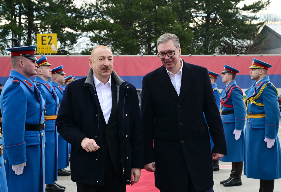 Concluyó la visita del Presidente Ilham Aliyev a Serbia