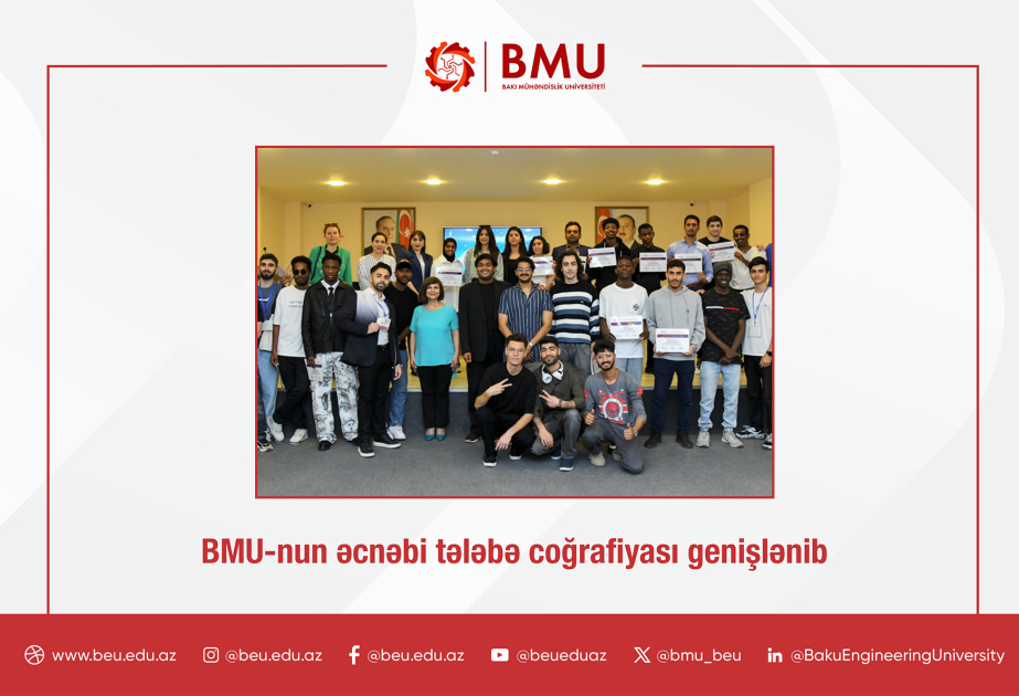 Baku Engineering University’s international student diversity expands significantly
