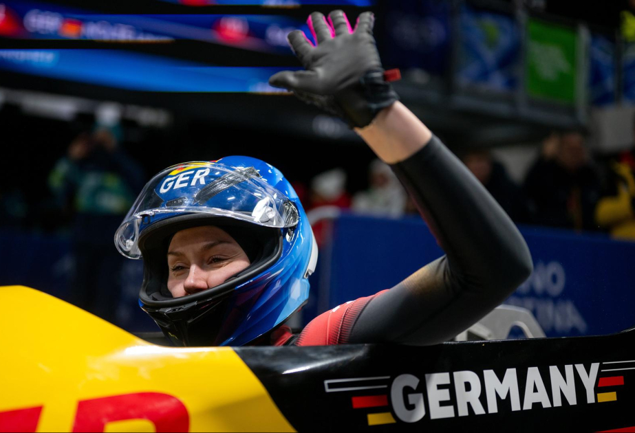 Olympische Winterspiele: Deutsche Bobfahrerin Laura Nolte holt Silber im Monobob