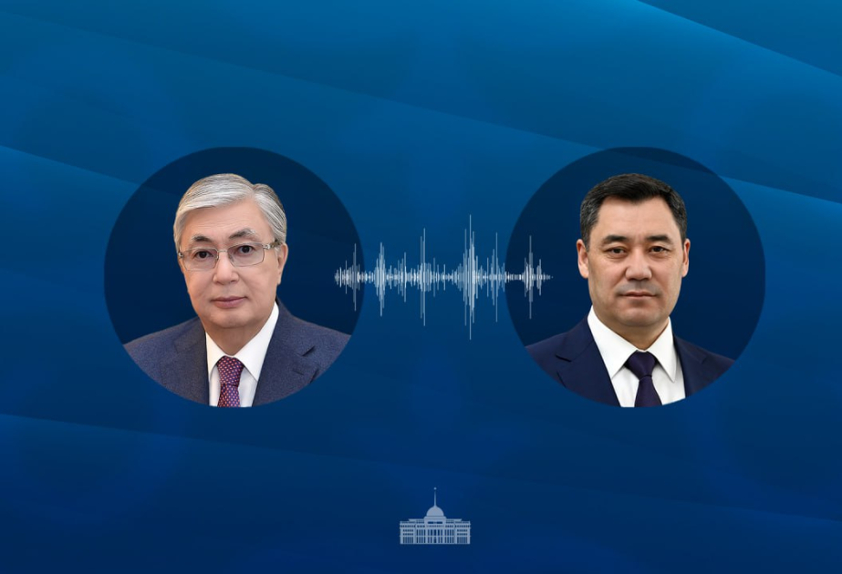 Kazakh, Kyrgyz presidents hail ties in phone talk
