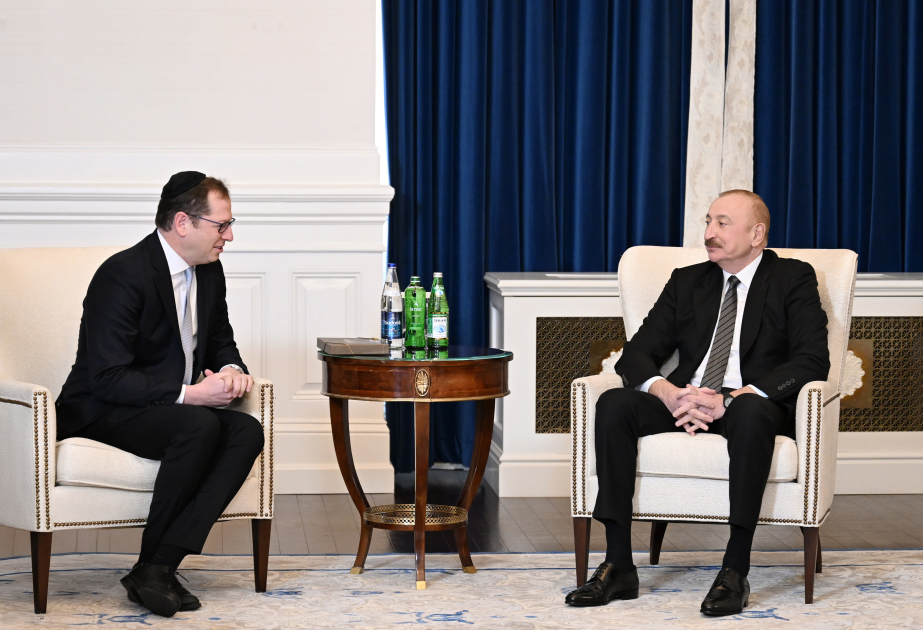 President Ilham Aliyev met with CEO of American Israel Public Affairs Committee and other senior staff in Washington VIDEO