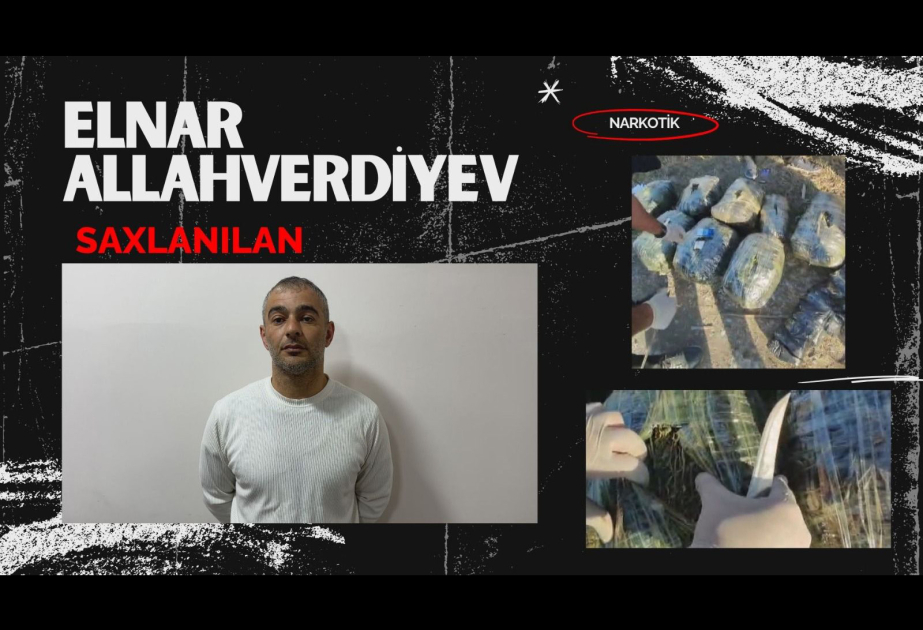 Qaxda 19 kiloqram narkotik vasitə aşkarlanıb VİDEO