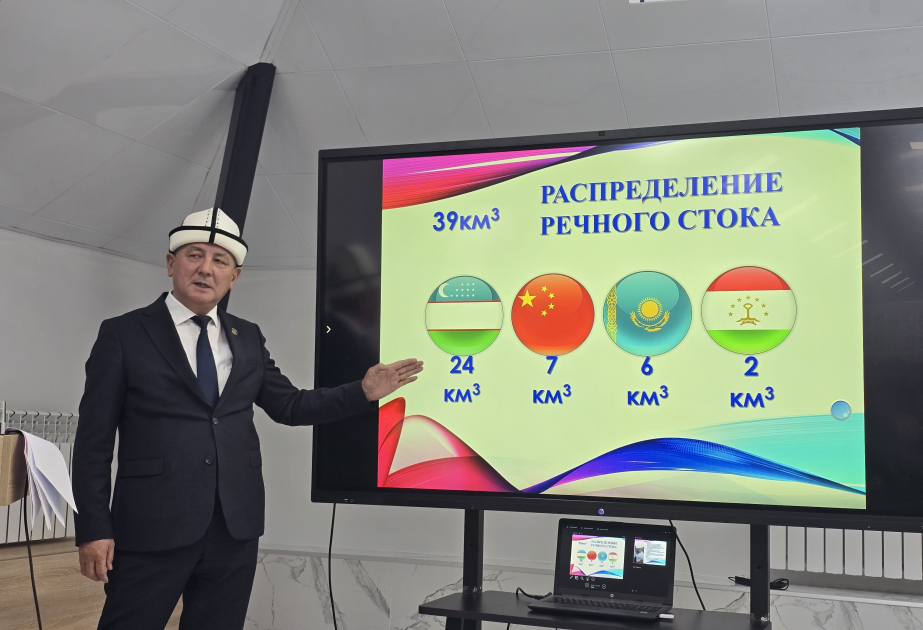 Ректор Кыргызского национального университета прочитал лекцию в БГУ