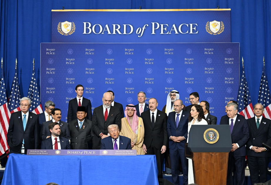 Resolution of Board of Peace adopted unanimously