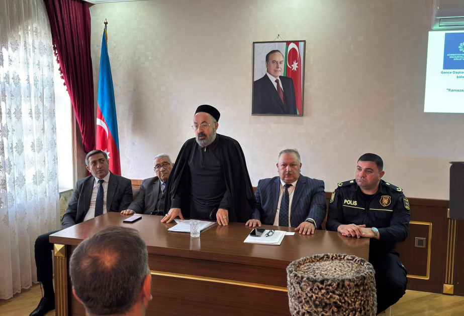 Gəncədə Ramazan ayının mənəvi dəyərlərindən danışılıb