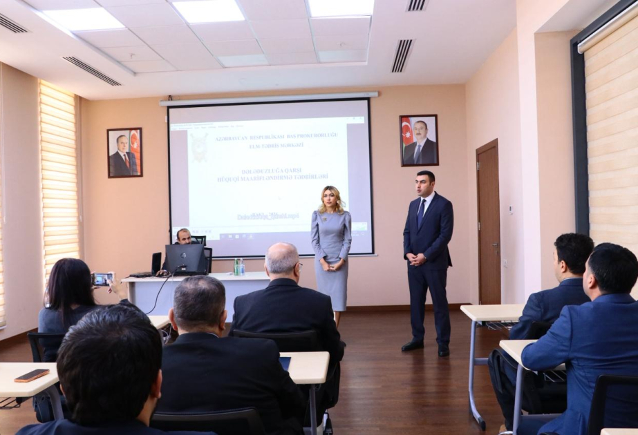 “Dələduzluq cinayətləri: Vətəndaşların hüquqi məlumatlandırılması və preventiv tədbirlər” – Seminar