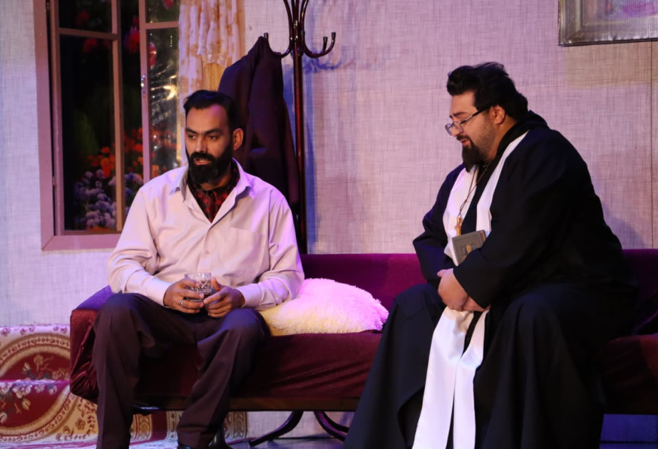 Şuşa Teatrında “Tələ” tamaşasının premyerası olub