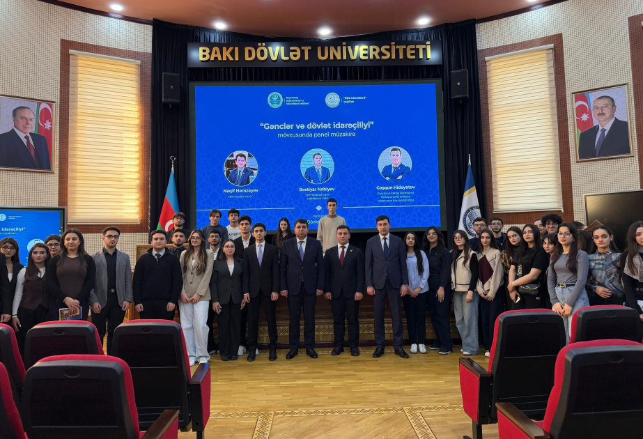 BDU-da “Gənclər və dövlət idarəçiliyi” mövzusunda panel müzakirə keçirilib