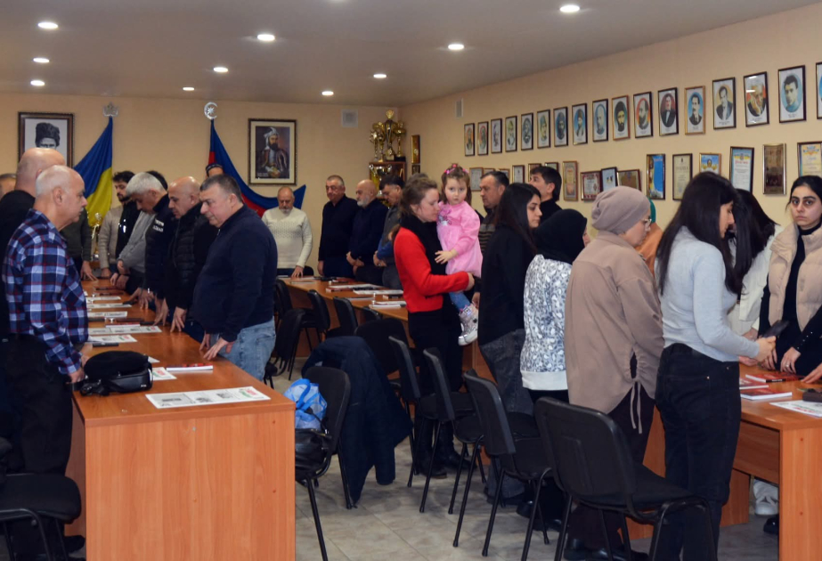 Dneprdə Xocalı soyqırımının qurbanları anılıb