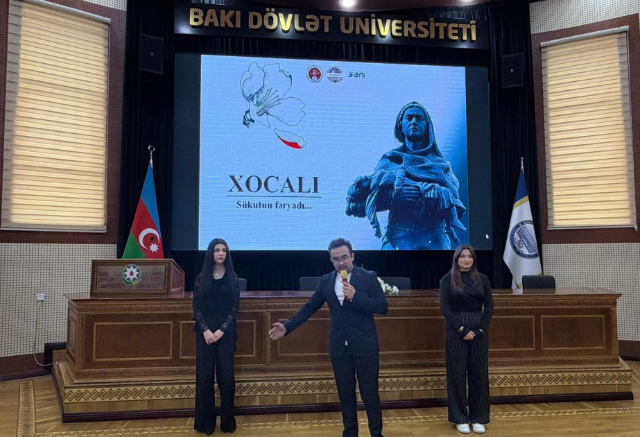 BDU-nun Tarix fakültəsində Xocalı soyqırımı qurbanlarının xatirəsi anılıb