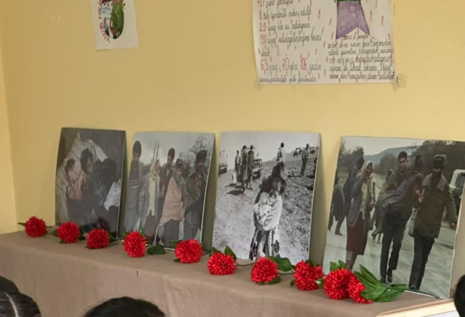 Xocalı faciəsi qurbanlarının xatirəsi Dmanisidə ehtiramla anılıb