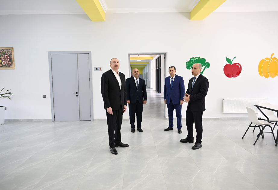 Prezident İlham Əliyev Lənkəran Dövlət Peşə Təhsil Mərkəzinin açılışında iştirak edib VİDEO