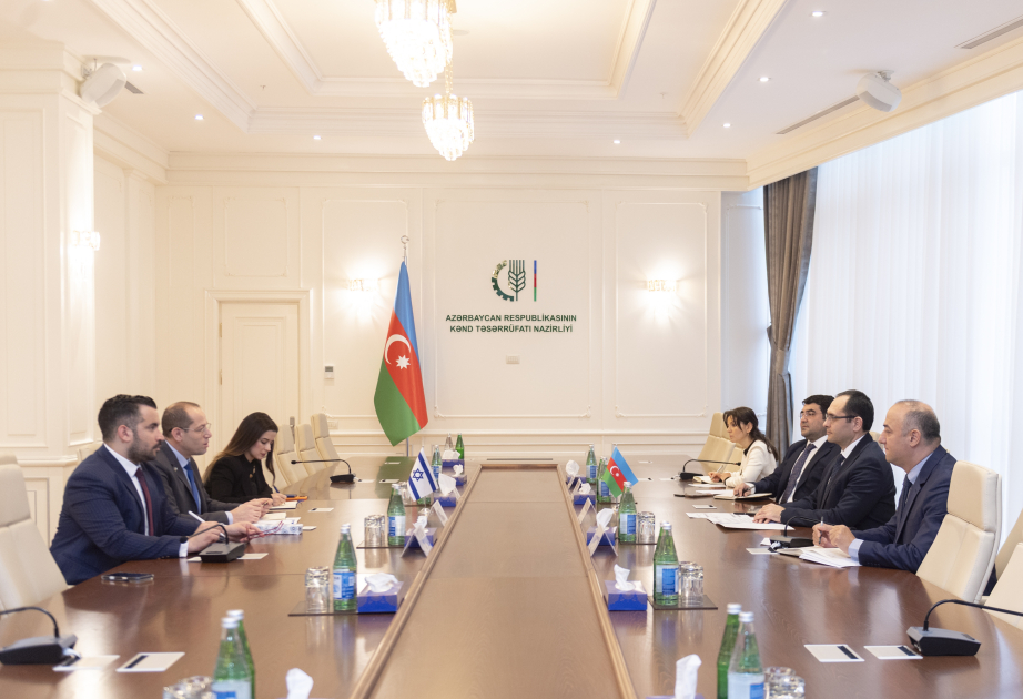 Azərbaycan ilə İsrail arasında aqrar sahədə əməkdaşlıq perspektivləri müzakirə olunub