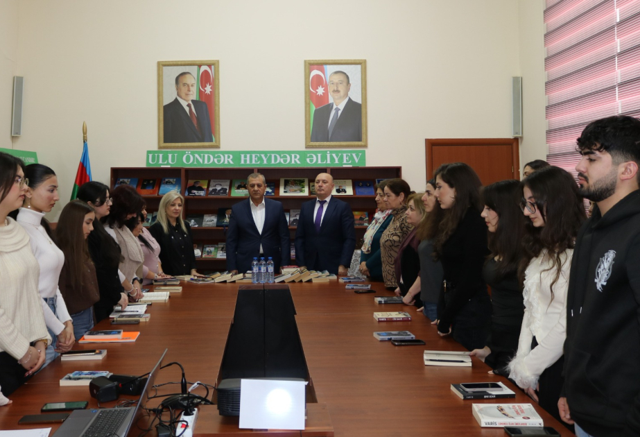 Gənclər Kitabxanasında “Xocalı həqiqətləri və tarixi yaddaş” adlı tədbir təşkil edilib