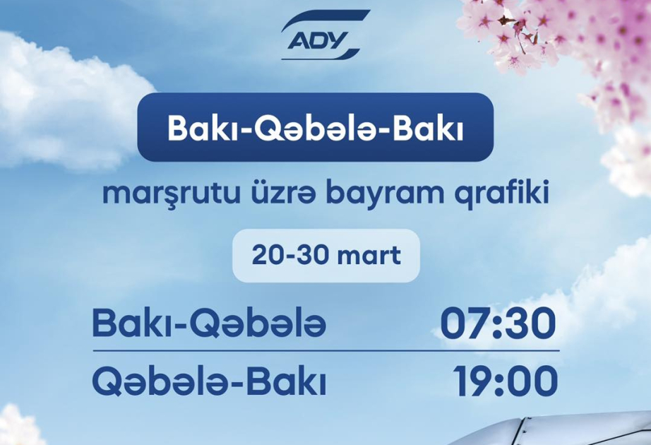 Azerbaijan Railways asignará trenes adicionales durante las festividades de Novruz y Ramadán