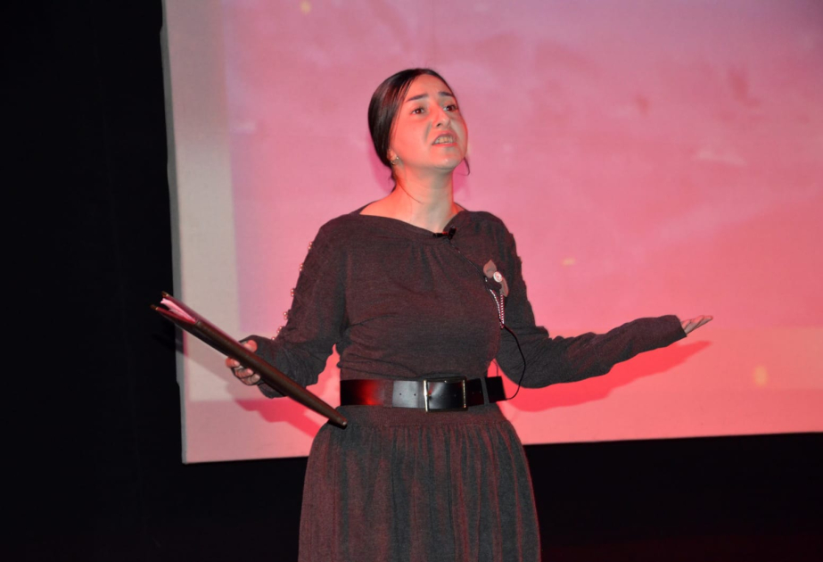 Qazax Dövlət Dram Teatrında “Xocalı harayı” təqdim olunub