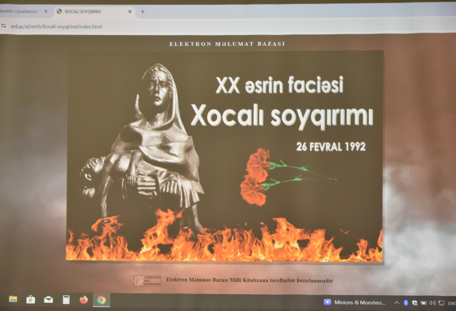Milli Kitabxanada “Xocalı soyqırımı” adlı elektron məlumat bazasının təqdimatı olub