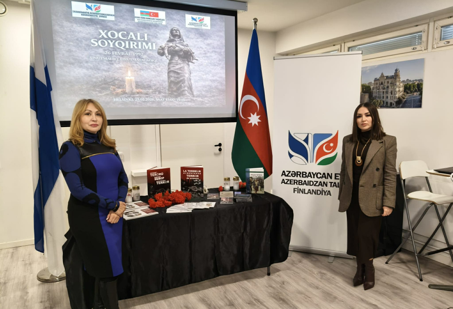 Helsinki : un coin commémoratif aménagé relatif au génocide de Khodjaly