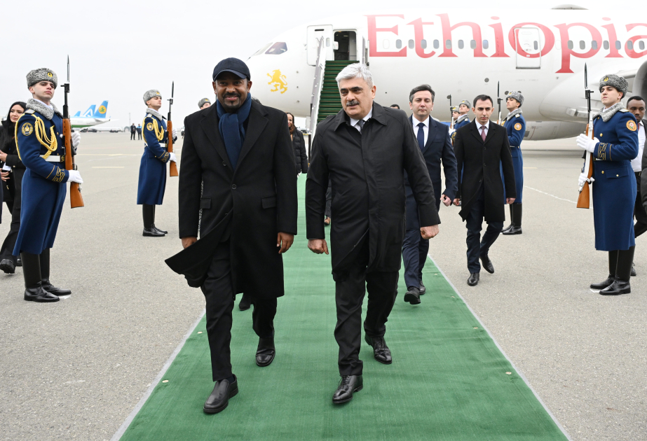 Le Premier ministre éthiopien arrive en Azerbaïdjan