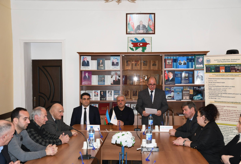AMEA-nın Şəki Regional Elmi Mərkəzində Xocalı soyqırımı qurbanlarının xatirəsi anılıb