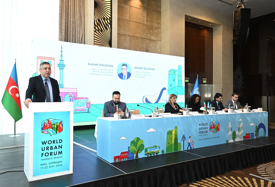 Rueda de prensa sobre los preparativos de WUF13 celebrada en Bakú