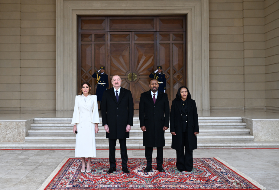 Official welcome ceremony was held for Prime Minister of Ethiopia VIDEO