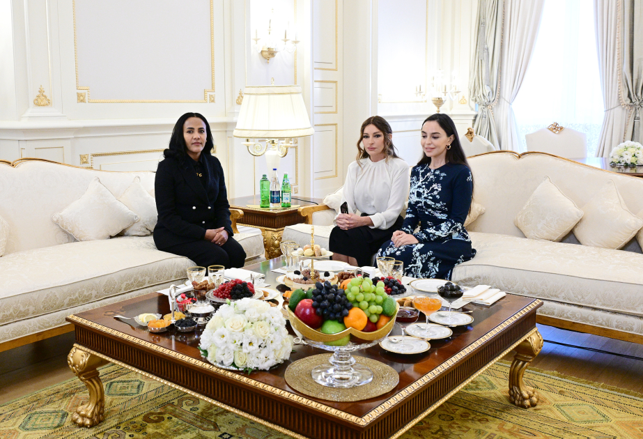 First Ladies of Azerbaijan and Ethiopia met in Baku VIDEO
